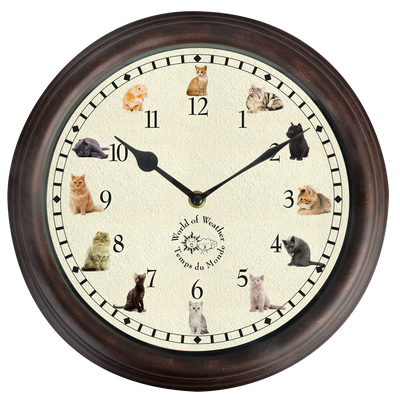 Reloj Sonido Gatos